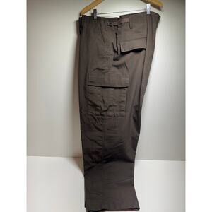 Tru Spec Tactical Rip Stop Pants 3X Large Regular Brown Police Military Utility